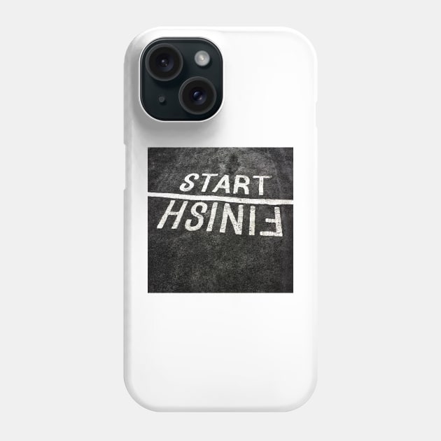 START and FINISH LINES  maybe LOSER than you think Phone Case by mister-john