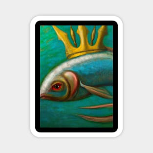 Fish with a Crown Magnet