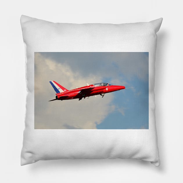 Red Arrows Gnat Pillow by CGJohnson