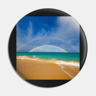 Double Rainbow Baldwin Beach Pin