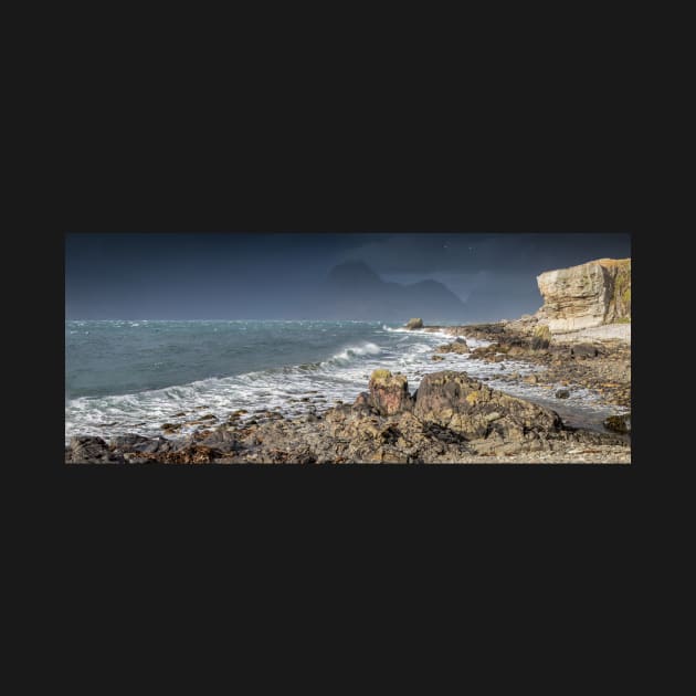 'Stormy Seas at the Black Cuillin', Elgol, Isle of Skye. by mucklepawprint