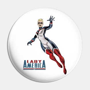 Zenith Comics - Lady America Figure Pin