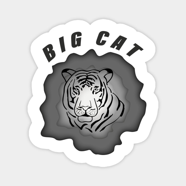 Big cat Magnet by aboss