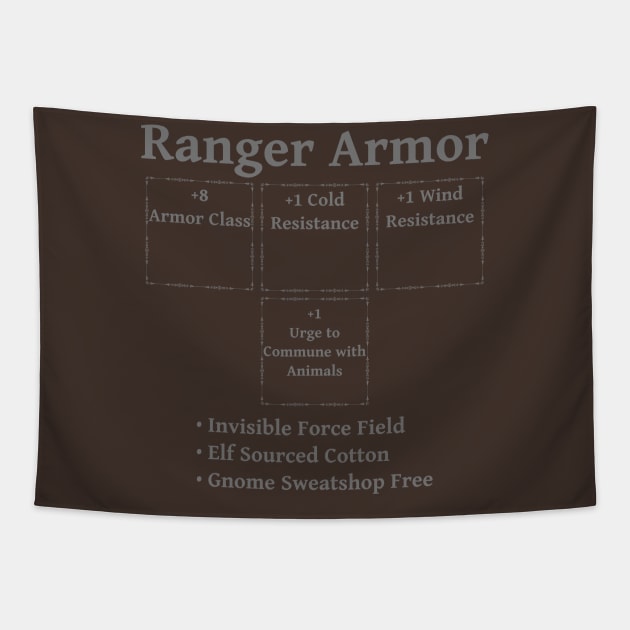 Ranger Armor: Role Playing DND 5e Pathfinder RPG Tabletop RNG Tapestry by rayrayray90