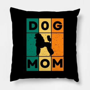 VINTAGE POODLE DOG MOM Pillow