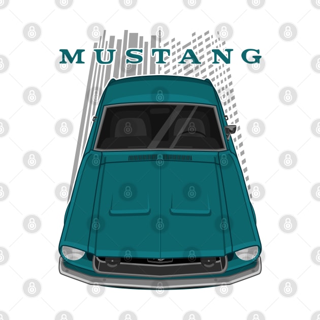 Ford Mustang Fastback 1968 - Aqua by V8social