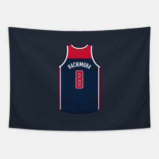 Rui Hachimura Washington Jersey Qiangy Tapestry