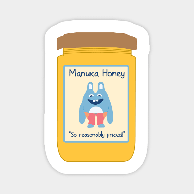 Bingo Bronson Manuka Honey Magnet by FlashmanBiscuit