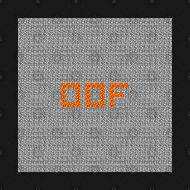 OOF Lava Letters in Stone Blocks - Deep Tileable by SolarCross