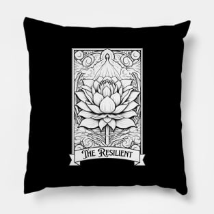 Lotus Tarot Card Pillow