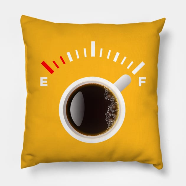 Coffee Power Full Pillow by oskibunde