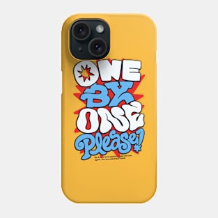 ONE BY ONE, Please! - Yellow Phone Case