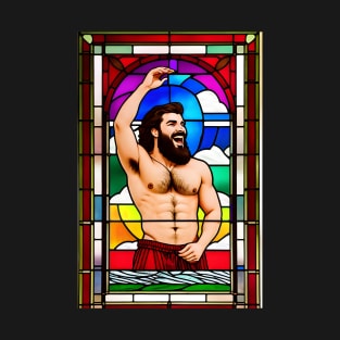 Pride Stained Glass, Holy Homosexuality T-Shirt