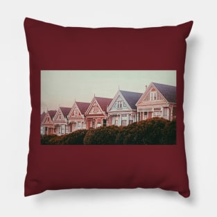 Victorian Houses Pillow