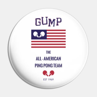 GUMP AMERICAN PING PONG TEAM Pin