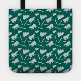 Polar bear and iceberg Tote