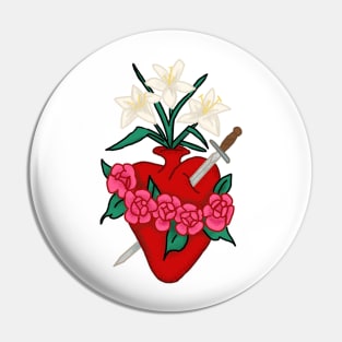 Immaculate heart Pin