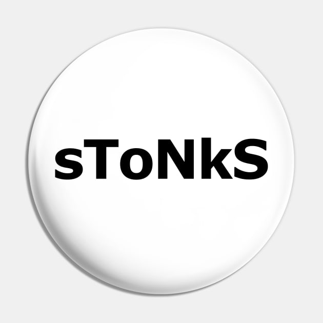 stonks Pin by kareemelk