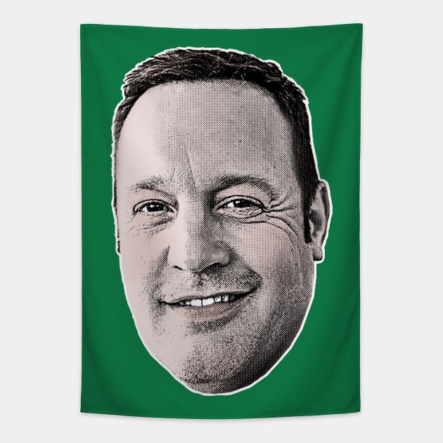 Kevin James / Retro Pop Art Fan Design Tapestry by DankFutura