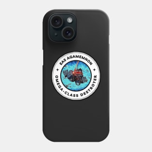 EAS Agamemnon - Omega-Class Destroyer - Black - Sci-Fi - B5 Phone Case