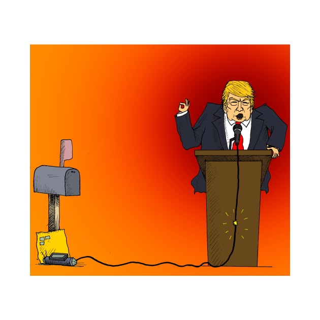 Trump Rhetoric by Felipe.Makes.Cartoons