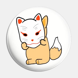 Cute Fox Mask Pin