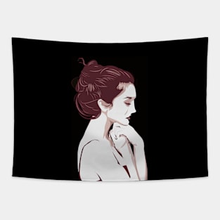 Silent Beauty Tapestry