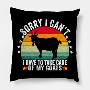 sorry i can't i have to take care of my goats Pillow