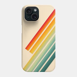 Rainbow Gradient Stripes Phone Case