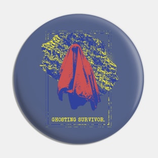 Ghosting Survivor Retro Pin