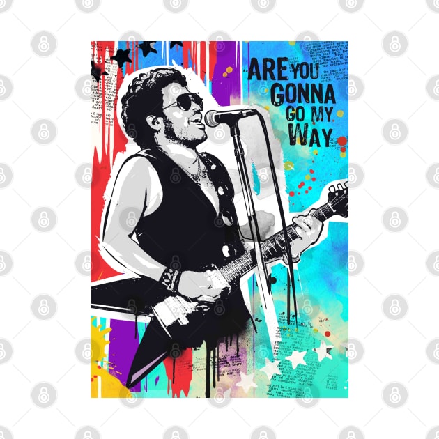 Lenny Kravitz pop art by 2ToastDesign