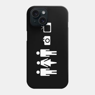 Person Women Man Camera TV Trump Cognitive Test Phone Case