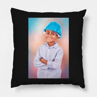 Digital Kid Art 6 Pillow