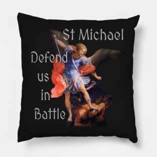 St Michael Archangel Angel Catholic Saint Devotion Pillow