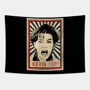 Vintage Poster Home Alone /// Kevin !!! Tapestry