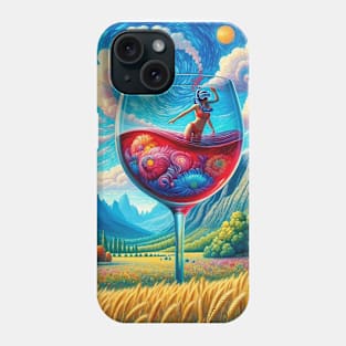 Mandala Sky Wine Pool Phone Case