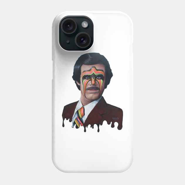 Ultimate Anchor | Ultimate Warrior x Ron Burgundy Mashup | Anchorman X War Paint | Original painting by Tyler Tilley | Bent Memories Phone Case by Tiger Picasso