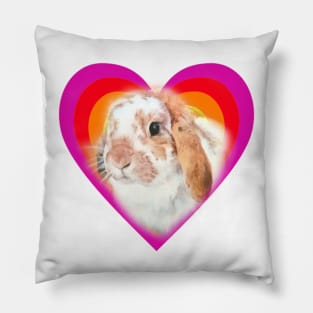 'Lockers' the gorgeous mini lop rabbit! Pillow