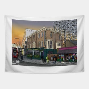 London Sunrise Tapestry