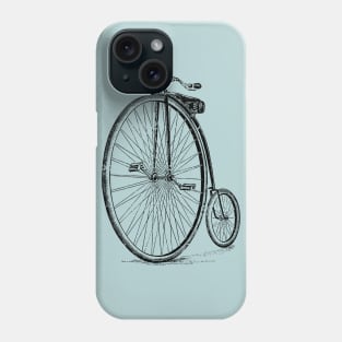 Penny Farthing Vintage Style Illustration Phone Case