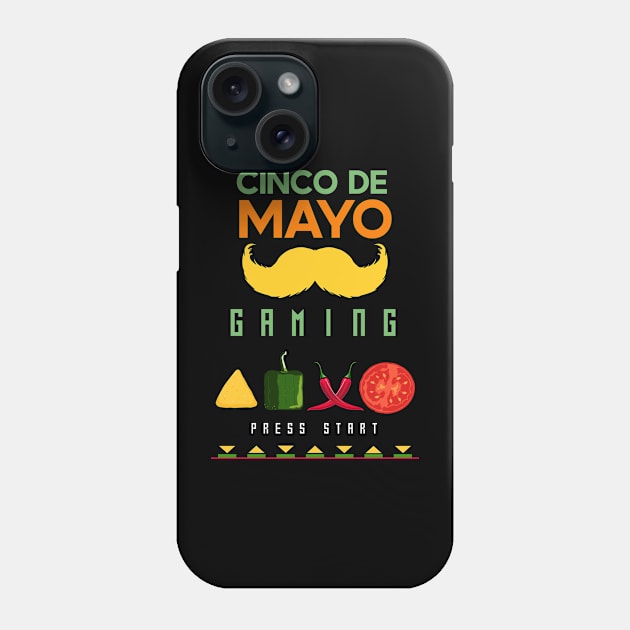 Cinco de mayo gaming tacos Phone Case by HCreatives