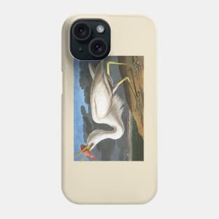 Audubon Great White Heron Phone Case