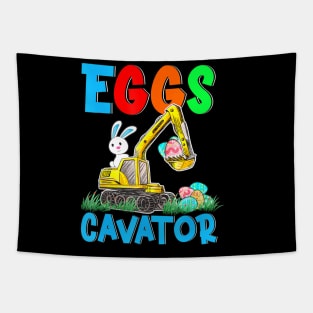 Eggs Cavator Easter Excavator Hunting Egg Kids Tapestry