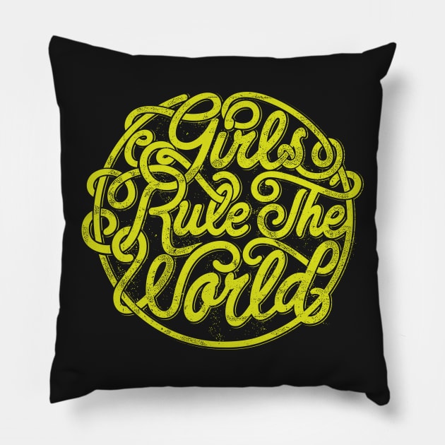 Girls rule the world Pillow by TimberleeEU