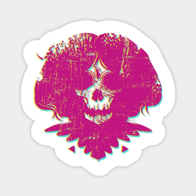 Ghost Face - Pink Magnet by RudeOne