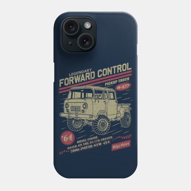 Jeep Forward Control M677 Phone Case by Guyvit