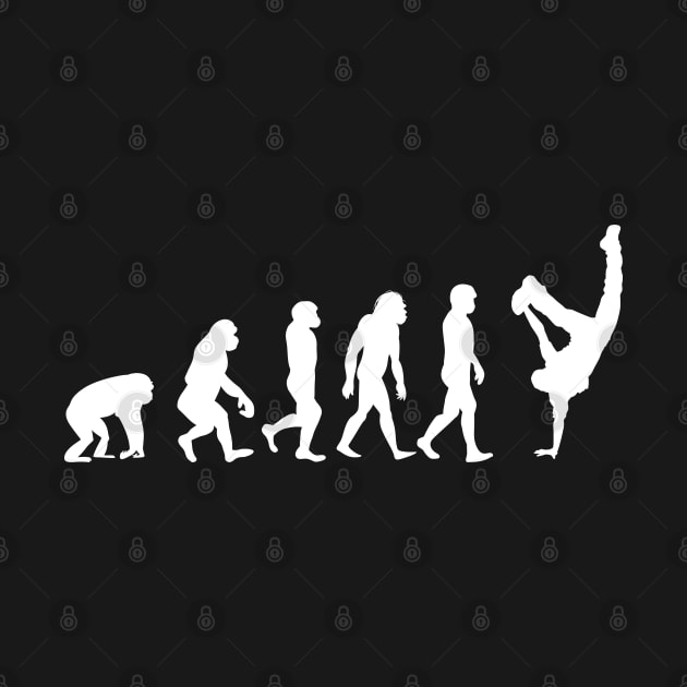 Evolution of a breakdancer - Funny Dancing gift by Shirtbubble