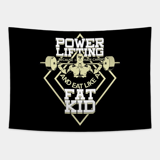 Powerlifting Competition Strength Training Gift Tapestry by Dolde08