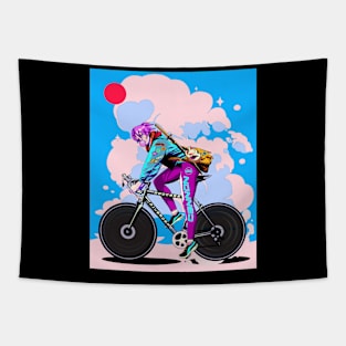 Ride In Blue Tapestry