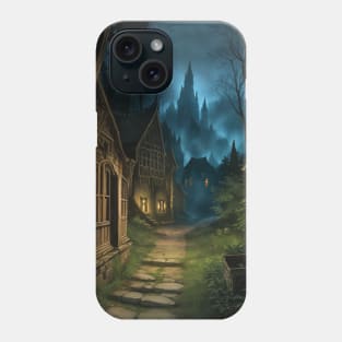 DND Scene - Gothic Horror Village Phone Case